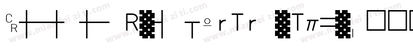 Monoton RegularTrueType字体转换